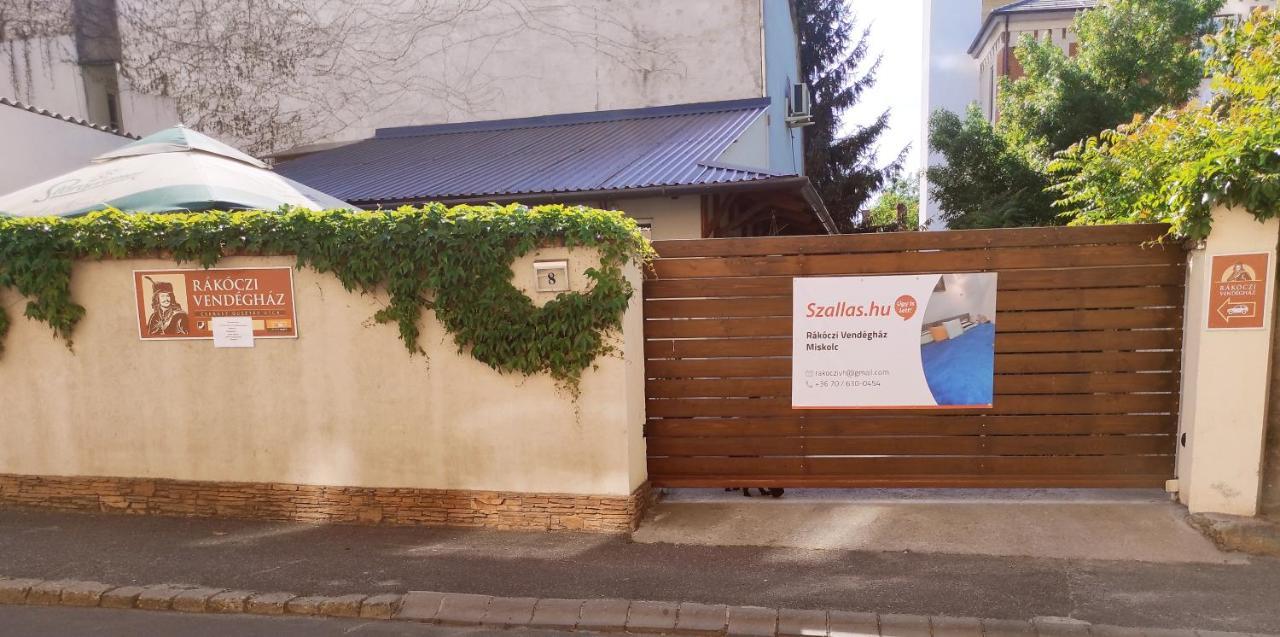 Rákóczi Vendégház Miskolc Exterior foto
